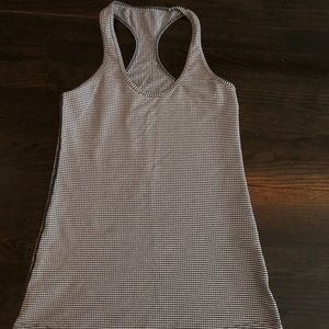 Checkered Lululemon Racerback Top
